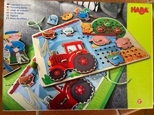 Haba fädelspiel bauernhof gebraucht kaufen  Königswinter