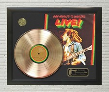 Disco emoldurado Bob Marley Live ouro ou platina comprar usado Disco emoldurado Bob Marley Live ouro ou platina comprar usado  Enviando para Brazil