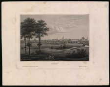 Stahlstich leipzig panorama gebraucht kaufen  Berlin