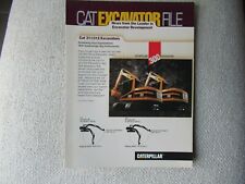 Folheto de escavadeira 1993 CAT Caterpillar 300 311 312 comprar usado  Enviando para Brazil