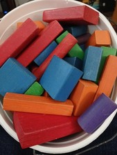 Vintage colorful wooden for sale  Clermont