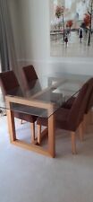 Glass dining table for sale  SOUTHAMPTON