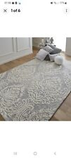 Grey damask large for sale  LONDON