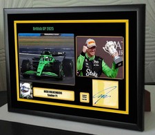 Nico Hulkenberg Podium British GP 2025 F1 tela emoldurada impressão assinada comprar usado  Enviando para Brazil