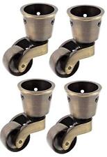 Solid brass castors for sale  UK