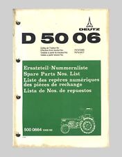 Deutz 5006 tractor d'occasion  Expédié en Belgium