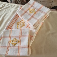 Nappe rectangulaire serviettes d'occasion  Marœuil
