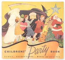 Livro de festa infantil de Natal era da depressão Staley Mfg Co impresso nos EUA 1935 comprar usado  Enviando para Brazil
