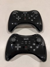 Usado, Genuíno, Oficial Nintendo Wii U Pro Controle Sem Fio [WUP-005] Preto comprar usado  Enviando para Brazil