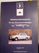 Wartburg 353 reparaturhandbuch gebraucht kaufen  Dresden