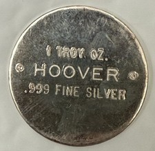 Usado, Vintage Hoover & Strong 1 Oz Prata Redonda/Barra/Puck Lingote Não Derramado Raro comprar usado Usado, Vintage Hoover & Strong 1 Oz Prata Redonda/Barra/Puck Lingote Não Derramado Raro comprar usado  Enviando para Brazil