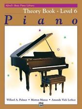 Alfred's Basic Piano Course: Piano Theory Book, Level 6 comprar usado  Enviando para Brazil