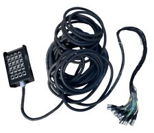 Áudio em linha no palco SNK164100 100' 16 canais/4 retornos palco banda cobra equipamento comprar usado  Enviando para Brazil