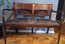 2 leather benches for sale  New York