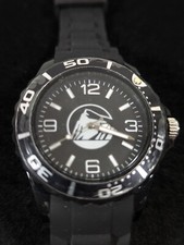 Usado, Relógio masculino mostrador de montanha moldura giratória pulseira de silicone preto 8 polegadas comprar usado  Enviando para Brazil