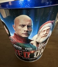 Balde de lata de pipoca colecionável Red One AMC funciona como pequena cesta de lixo comprar usado  Enviando para Brazil