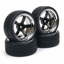 Usado, 4 peças aro de roda de pneu plano de borracha 1/10 12 mm hexagonal para carro de corrida em estrada HSP HPI controle remoto comprar usado  Enviando para Brazil