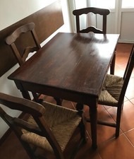 Tavolo legno massello usato  Italia