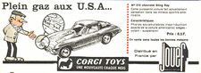 PUB VEHICULE MINIATURE  " CORGI TOYS  "  CHEVROLET STING RAY  1963 comprar usado  Enviando para Brazil