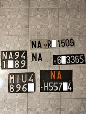 Lotto targhe auto usato  Casapesenna