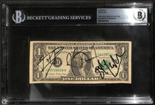 Metallica signed bill for sale  Las Vegas