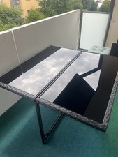 Rattan tisch balkon gebraucht kaufen  Feucht