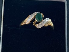 9ct gold emerald for sale  WORCESTER