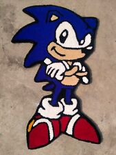 Tapete Sonic para crianças feito à mão desenho animado tapete de ouriço personagem divertido presente e playroo comprar usado  Enviando para Brazil