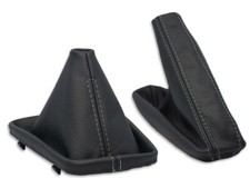 FÜR BMW E36 COMPACT 93-00 SCHALTMANSCHETTE SCHALTSACK HANDBREMSSACK NAHT GRAU na sprzedaż  PL