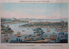 Istambul - Vista de Constantinopla - Campe 1799 - Tinta aquática original rara comprar usado  Enviando para Brazil