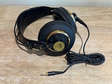 Fones de ouvido supra-auriculares AKG K240 Studio semi aberto 55 Ohms preto/dourado, usado comprar usado  Enviando para Brazil