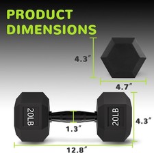 Pair 20lb rubber for sale  Fort Lauderdale