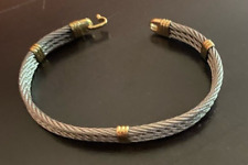 Bracelet cable acier d'occasion  Juvignac