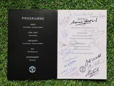 Manchester united signed for sale  CREWE
