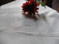 Ancienne nappe damassé d'occasion  Commentry