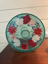 Recipiente redondo para biscoitos Pioneer Woman Wishful férias de inverno com tampa em perfeito estado  comprar usado  Enviando para Brazil