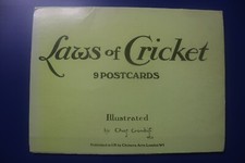 Laws cricket postcards for sale  TELFORD