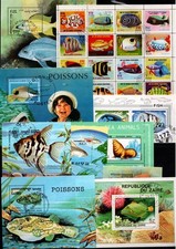 TO 10 S/S - CTO - MIX - NATUREZA - PEIXES - VIDA MARINHA, usado comprar usado  Enviando para Brazil
