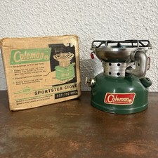 Usado, Vintage 1966 COLEMAN 502 Camping Sportster Fogão Um Queimador Verde com Caixa comprar usado  Enviando para Brazil
