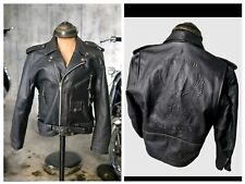 Vintage leather biker for sale  Russell