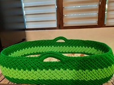 Cesta fofa bebê Moses, feita à mão comprar usado  Enviando para Brazil