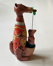 Litho mecânico de lata mamãe canguru com bebê saltador Joey T.P.S. Japão década de 1960 comprar usado  Enviando para Brazil