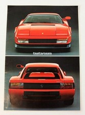 Brochure ferrari testarossa usato  Modena