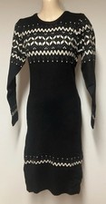 Monsoon black geometric for sale  CHIGWELL