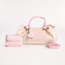 Bolsa e bolsa rosa claro exclusiva do Reino Unido JUICY COUTURE Twig Dogs Hobo Y2K nova com etiquetas  comprar usado  Enviando para Brazil
