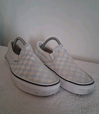 Vans blue checkerboard for sale  AMMANFORD