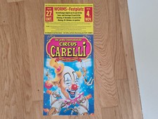 Plakat circus carelli gebraucht kaufen  Köln