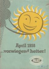 Programmheft april 1958 gebraucht kaufen  Görlitz