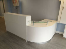 White reception desk for sale  BOLTON