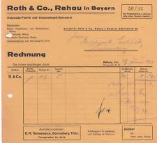 Rehau rechnung 1939 gebraucht kaufen  Leipzig